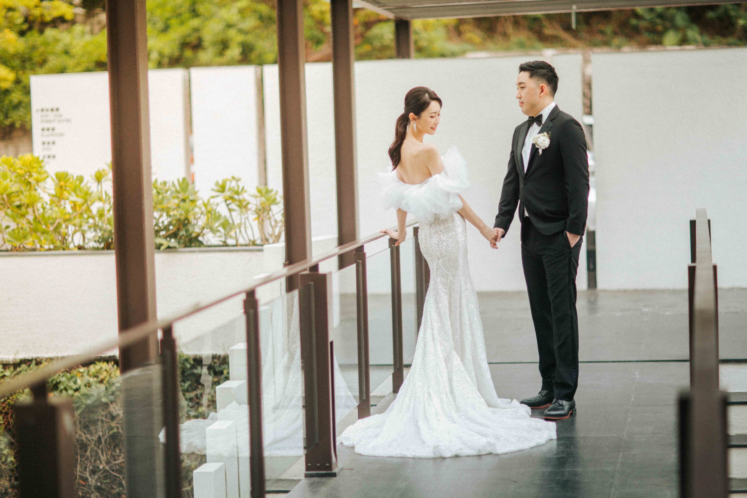 婚鞋推薦搭配指南2：修身魚尾婚紗