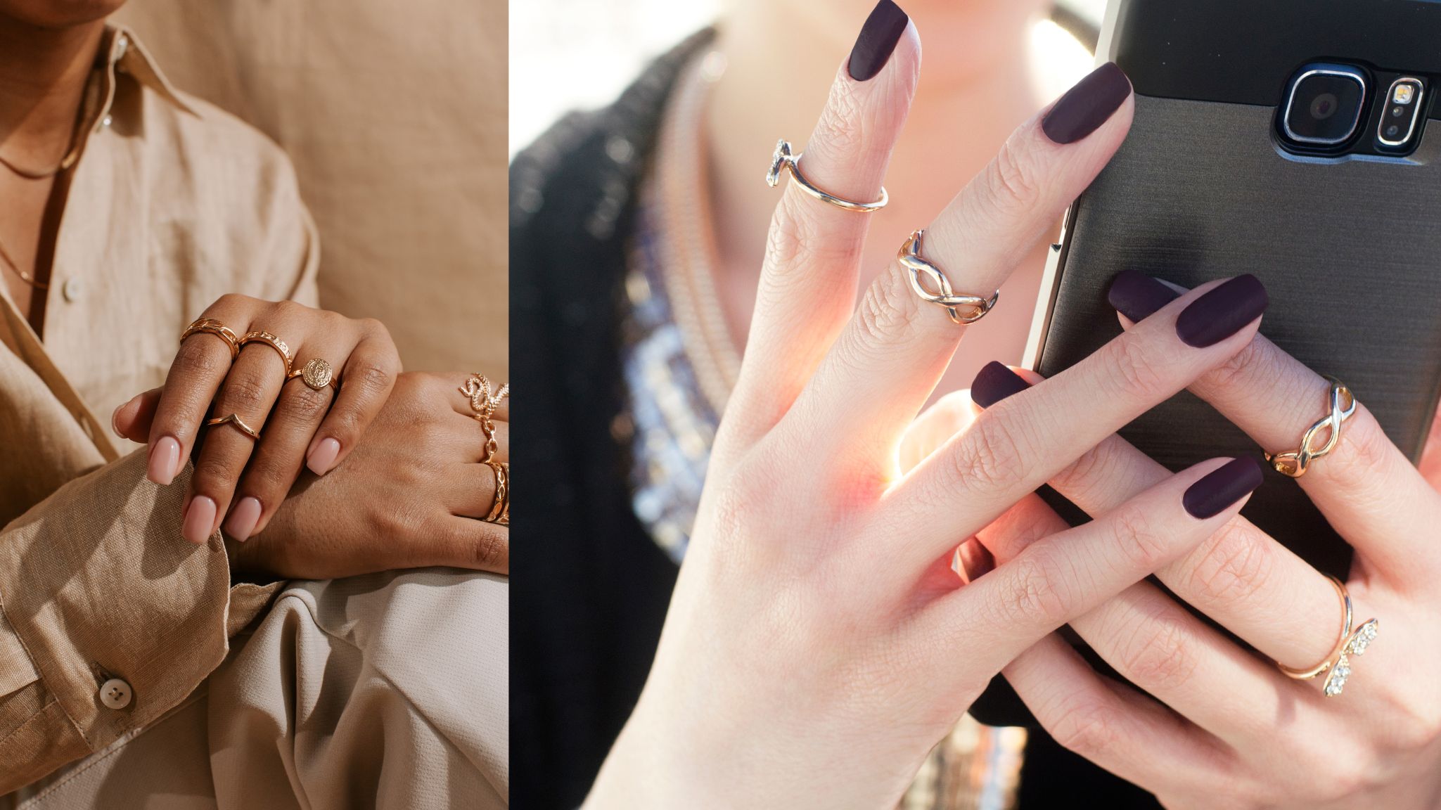 多個戒指戴法重點5：日常休閒風的搭配建議