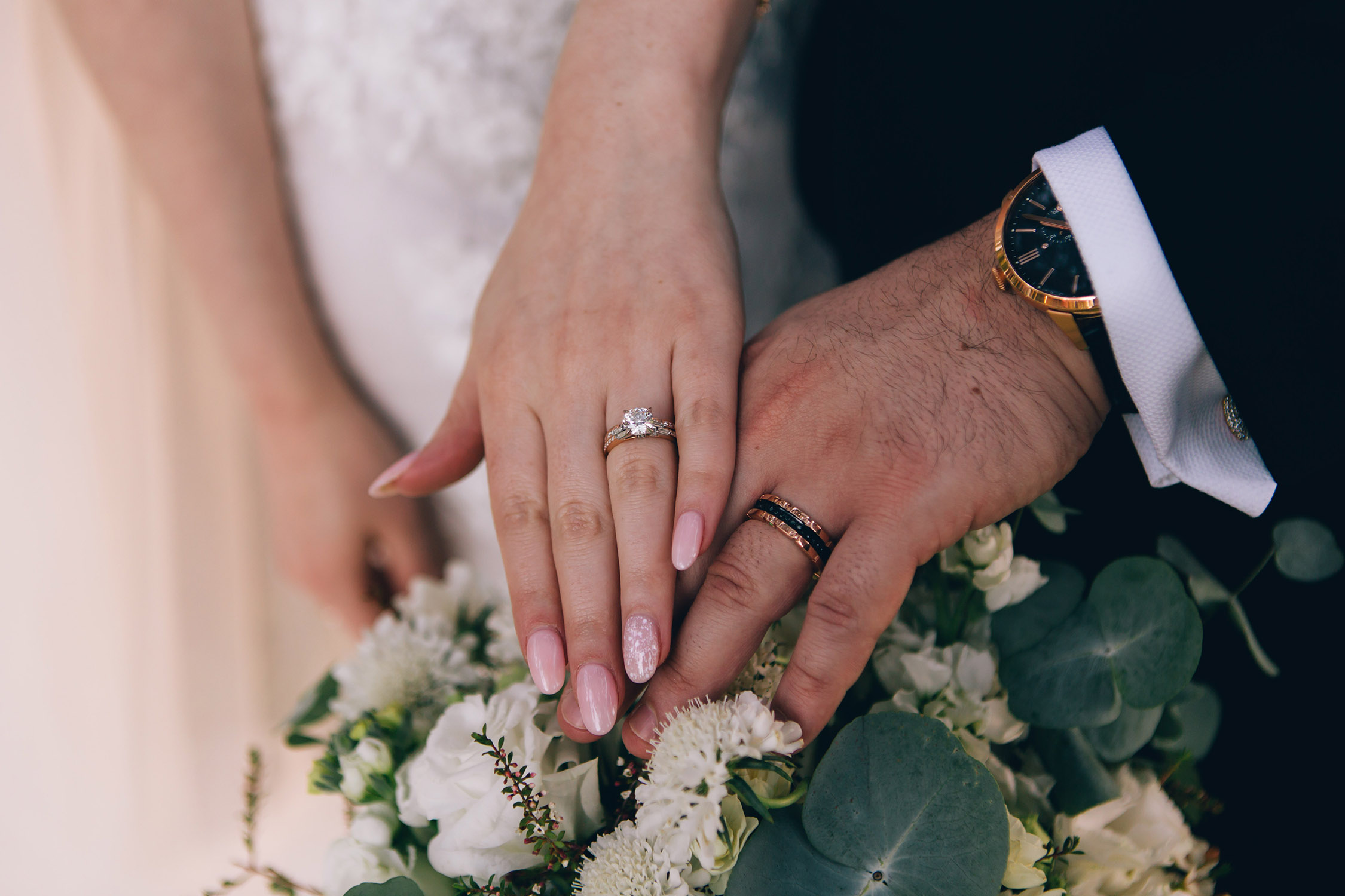 結婚戒指戴法男女差別1:西式婚禮戴法